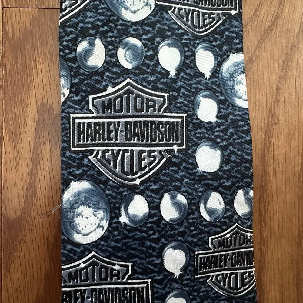 Vintage‎ Ralph Marlin & Co Inc 1998 Harley-Davidson Tie